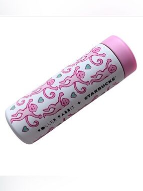 2025 Starbucks Roller Rabbit Pink Monkey Tumbler Limited Edition NWT